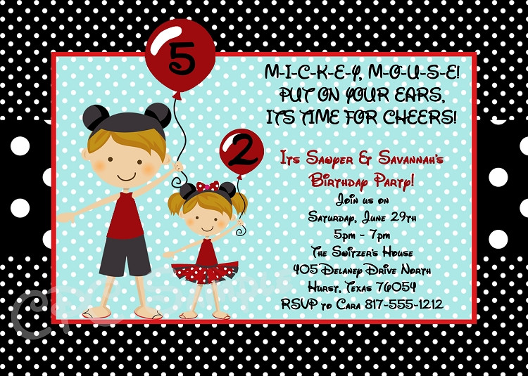 Best ideas about Sibling Birthday Invitations
. Save or Pin Sibling Birthday Party Invitations Now.