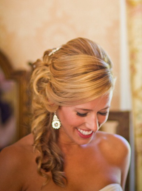 Side Hairstyles For Wedding
 Side swept wedding hair