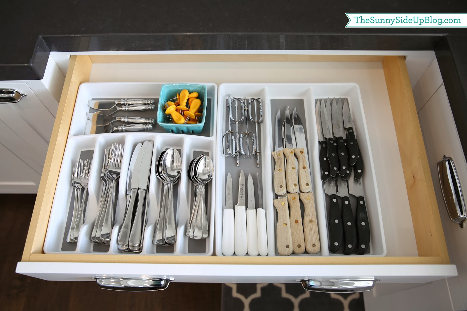 Best ideas about Silverware Storage Ideas
. Save or Pin Organized Silverware The Sunny Side Up Blog Now.