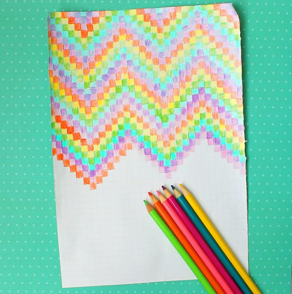 Simple Art Projects For Kids
 Easy Graph Paper Art for Kids Design Dazzle