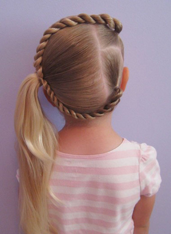 Simple Hairstyles For Kids
 Hairstyles and Women Attire Letter hair fun for little kid