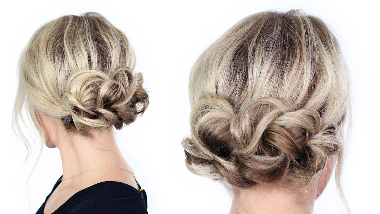 Simple Updo Hairstyles
 5 Fancy Easy Hairstyle Updos