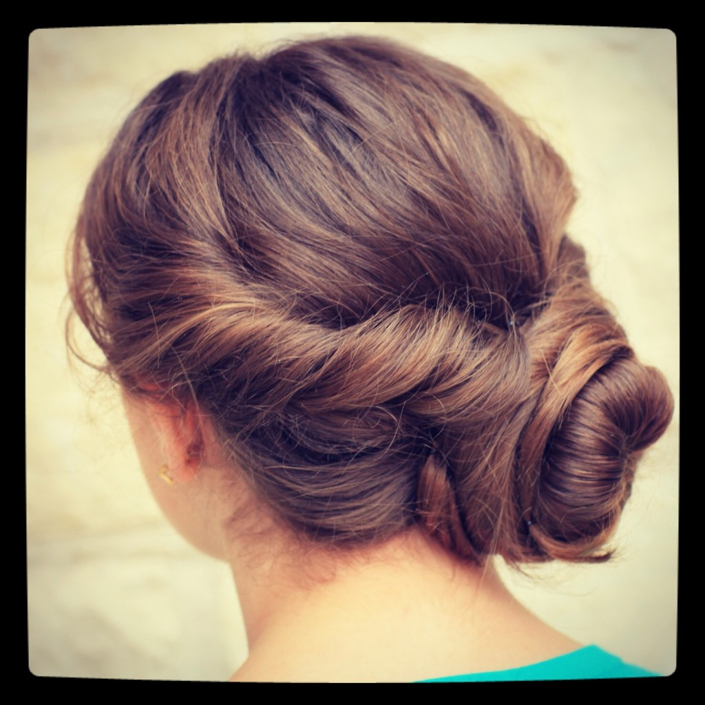 Simple Updo Hairstyles
 Easy Twist Updo Prom Hairstyles