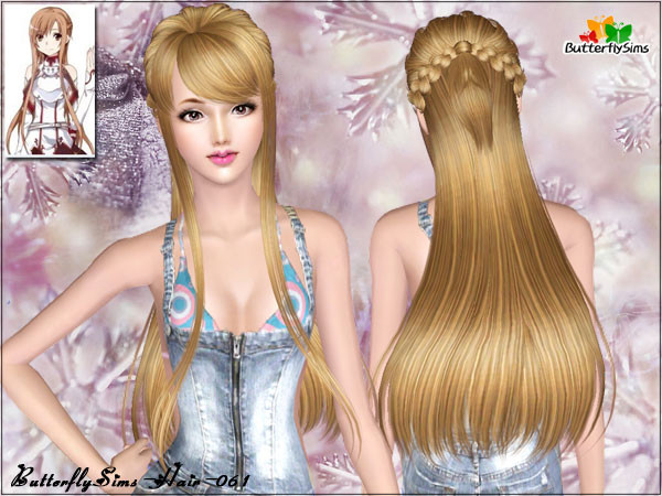 Sims 3 Hairstyles Female
 Custom Sims 3 Female Hair 061