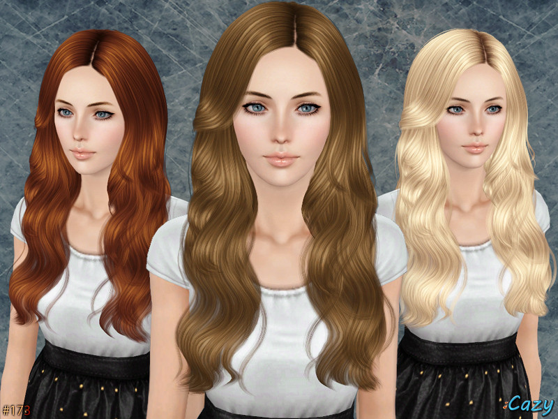 Sims 3 Hairstyles Female
 Cazy s Raindrops Female Hairstyle Set