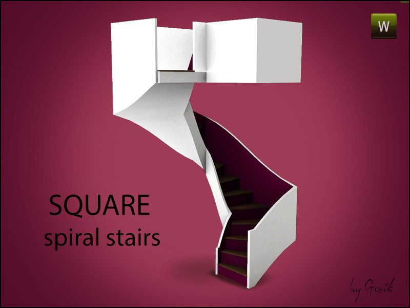 Best ideas about Sims 4 Functional Spiral Staircase
. Save or Pin Gosik s Square Spiral Stairs Now.