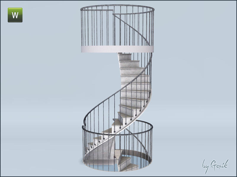 Best ideas about Sims 4 Functional Spiral Staircase
. Save or Pin Gosik s Urban spiral stairs and railings Now.