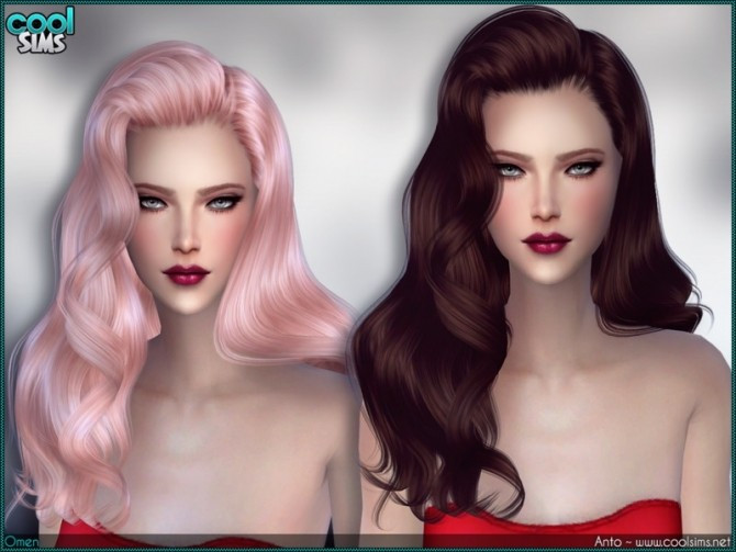 Sims 4 Hairstyles Female
 Anto Omen Hair by Alesso at TSR Sims 4 Updates