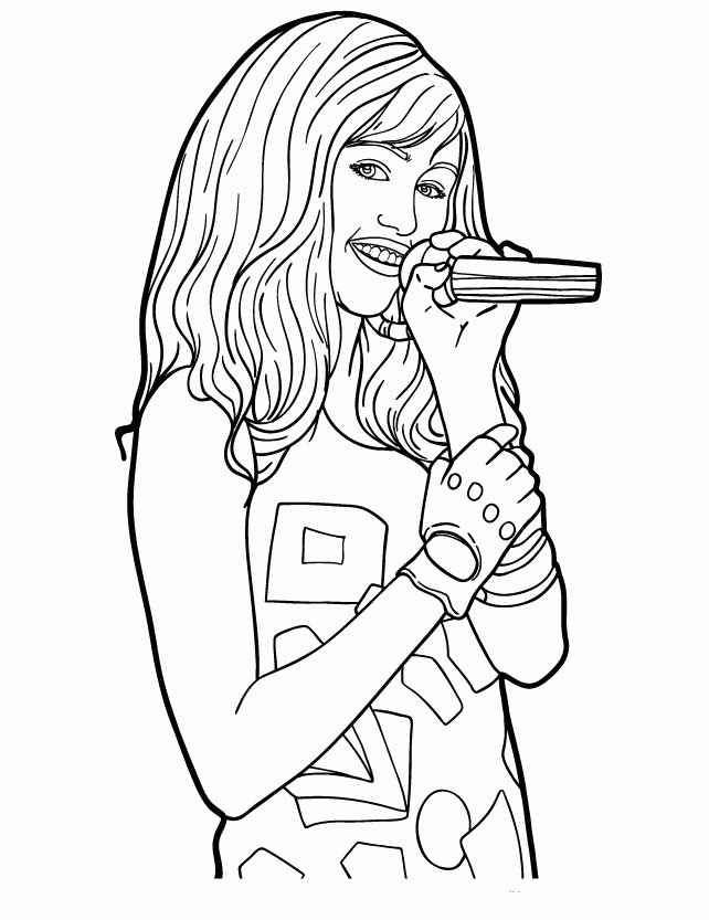 20 Best Ideas Singer Coloring Pages for Kids - Best Collections Ever ...
