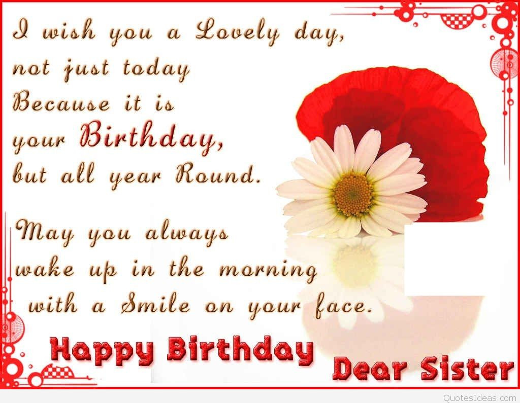 Best ideas about Sisters Happy Birthday Quotes
. Save or Pin wishes sister happy birthday Now.