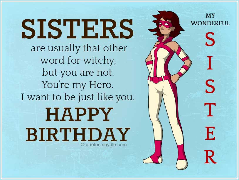 Best ideas about Sisters Happy Birthday Quotes
. Save or Pin Birthday Quotes for Sister Quotes and Sayings Now.