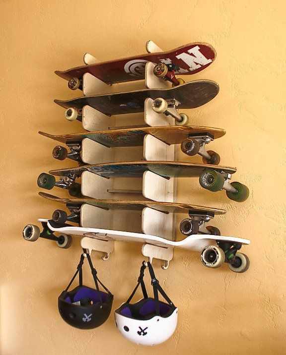 Skateboard Rack DIY
 25 bästa Skateboard rack idéerna på Pinterest