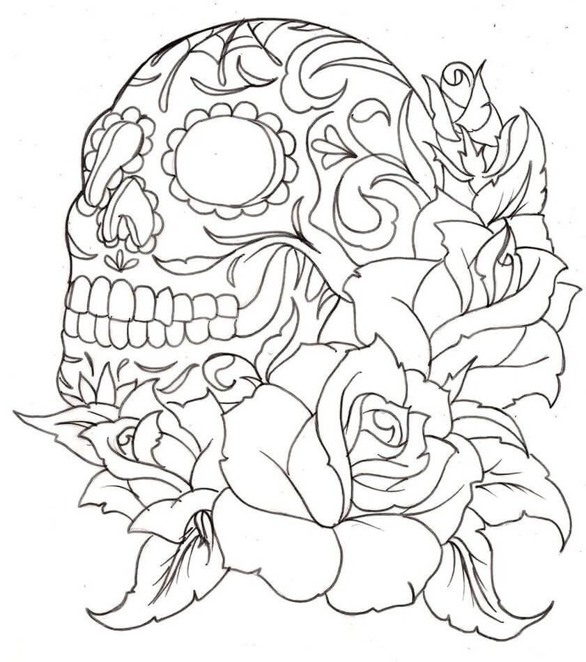 Best ideas about Skull And Roses Coloring Pages
. Save or Pin Top 10 Rose Coloring Pages That Are Beyond Beautiful Now.