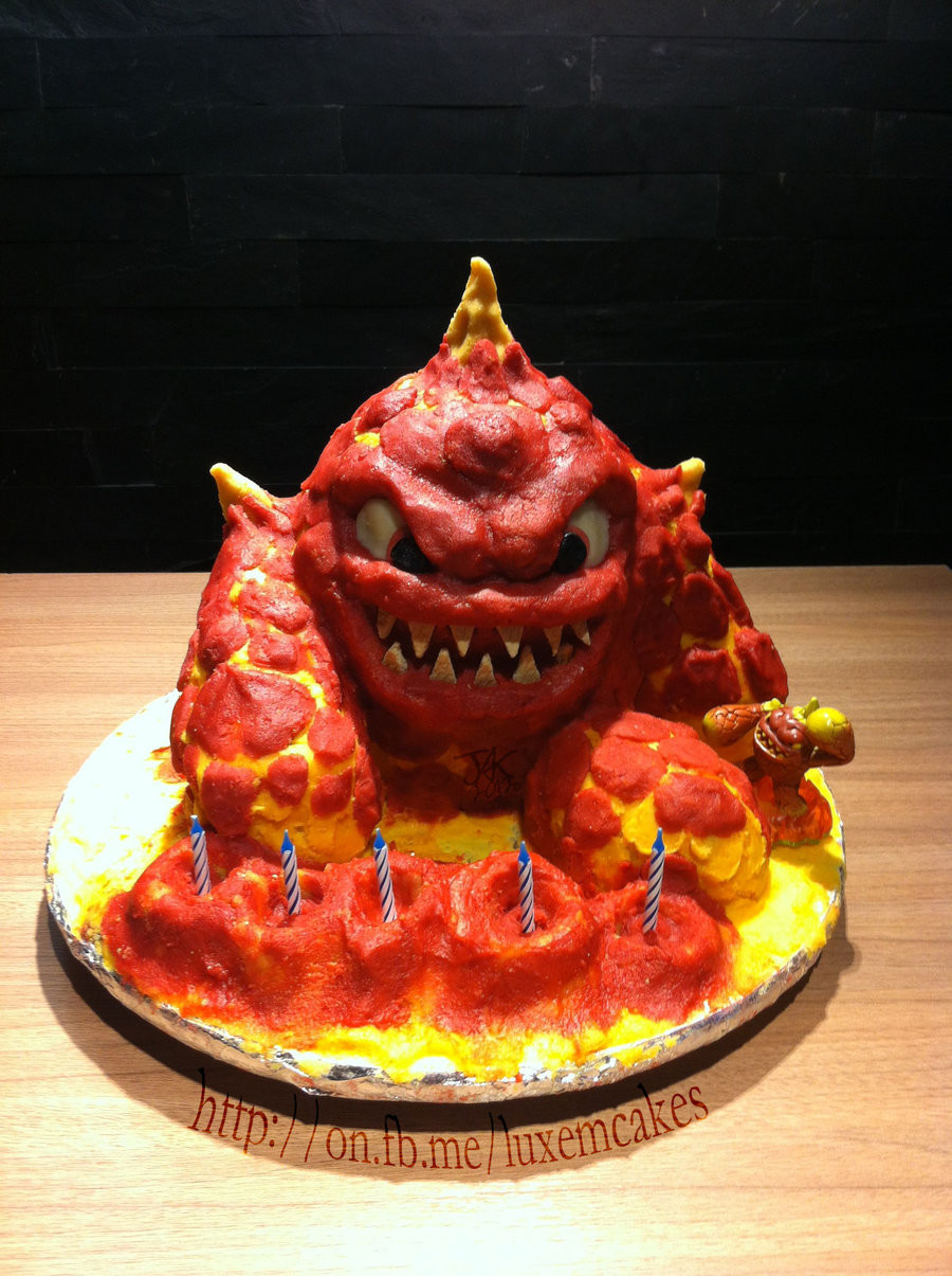 Skylanders Birthday Cake
 Skylander Eruptor Birthday cake by serseus on DeviantArt