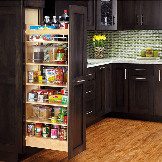 Best ideas about Slide Out Pantry
. Save or Pin Rev A Shelf Tall Wood Pull Out Pantry with Adjustable Now.
