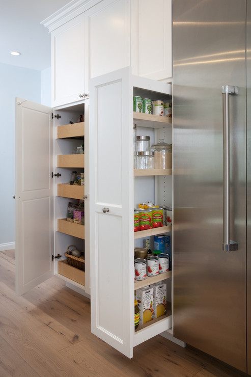 Best ideas about Slide Out Pantry
. Save or Pin Pull Out Pantry Cabinets Transitional kitchen Lauren Now.