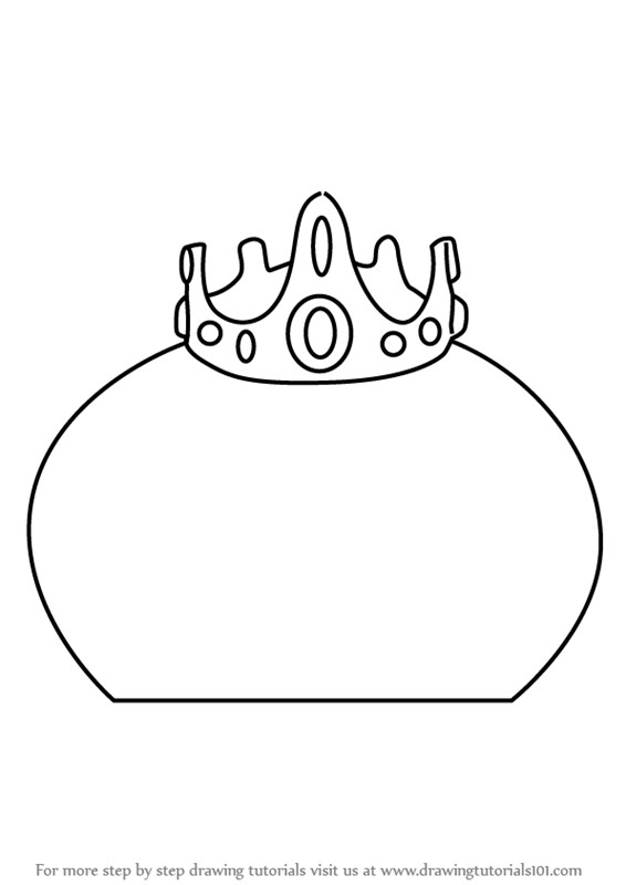 Slime Coloring Pages
 Learn How to Draw King Slime from Terraria Terraria Step