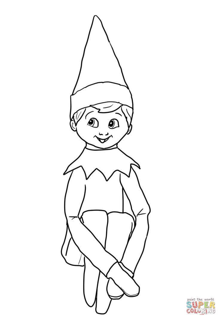 Slime Coloring Pages
 20 best images about Elf on the shelf III on Pinterest
