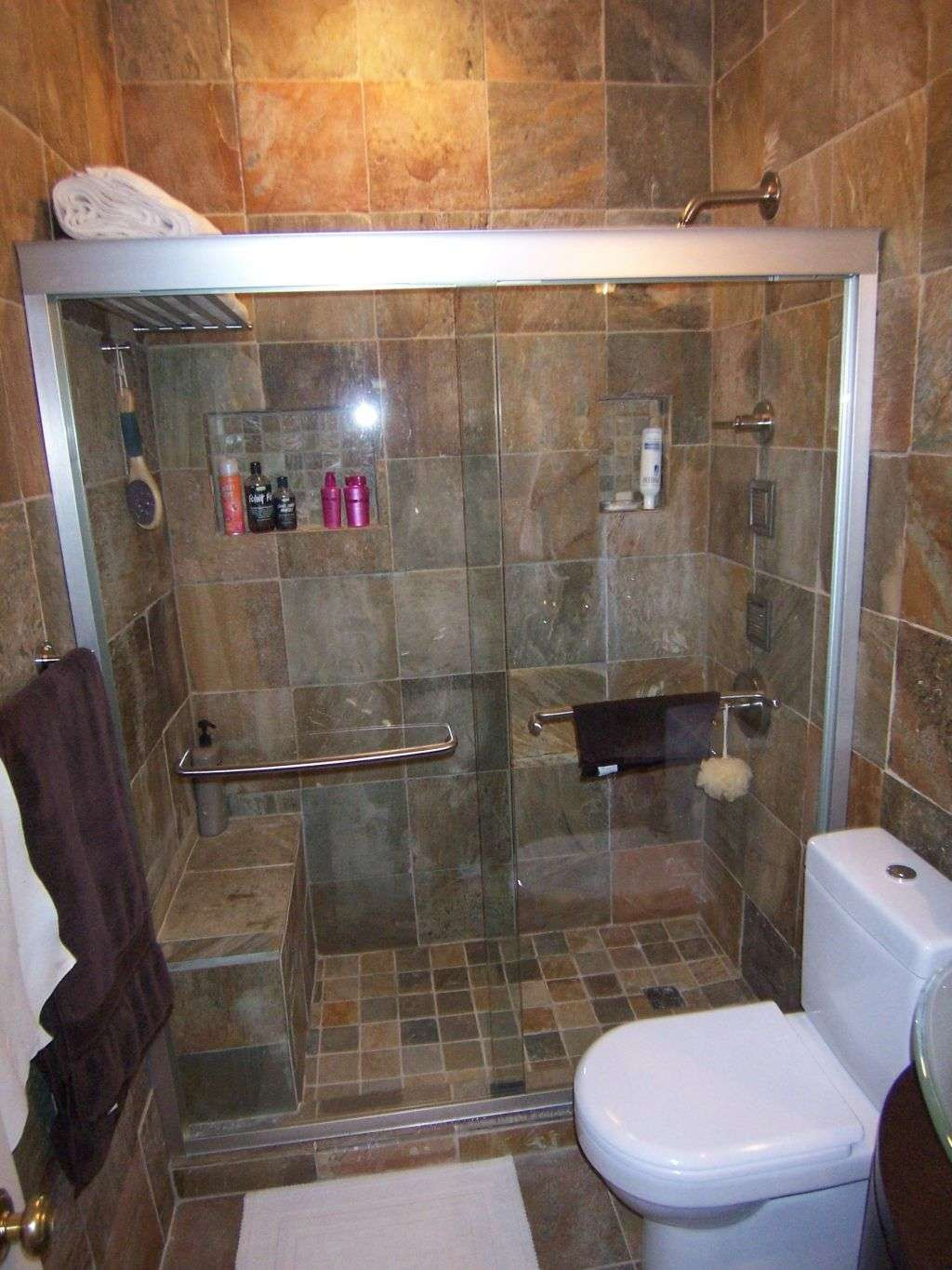 Best ideas about Small Bathroom Design Ideas
. Save or Pin 56 small bathroom ideas and bathroom renovations Now.