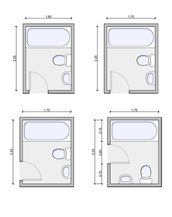 Best ideas about Small Bathroom Dimensions
. Save or Pin Types of bathrooms and layouts Now.