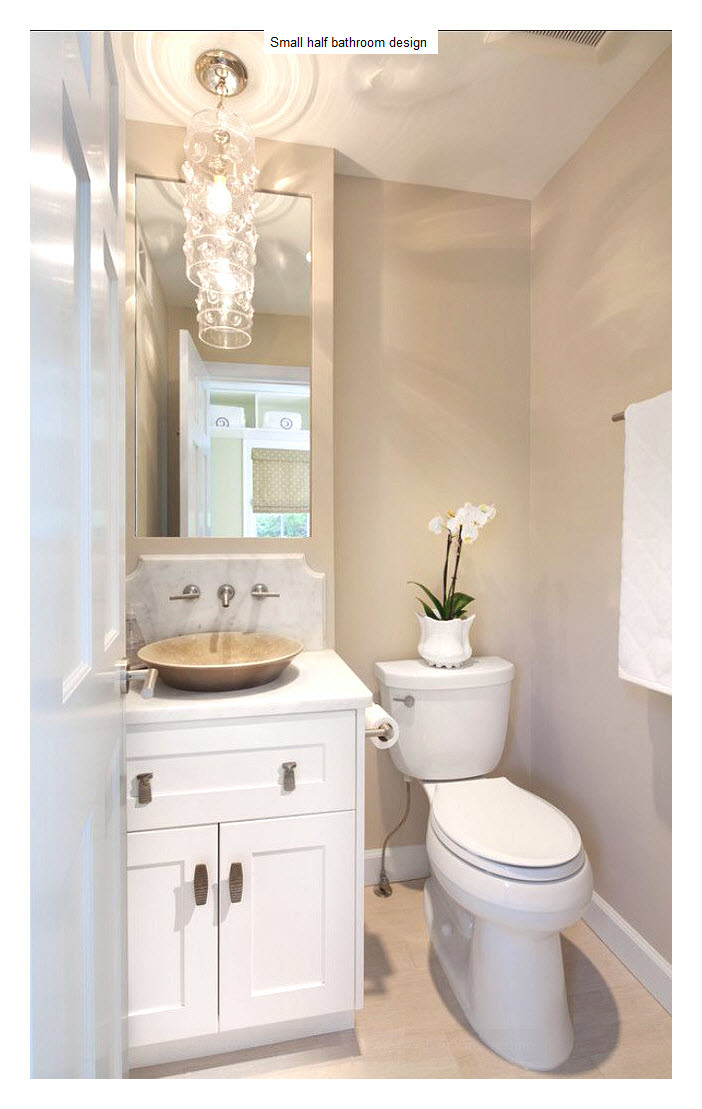 Best ideas about Small Bathroom Layout Ideas
. Save or Pin 66 Small Half Bathroom Ideas Home and House Design Ideas Now.