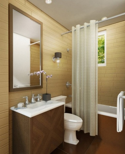 Best ideas about Small Bathroom Renovations
. Save or Pin Light grey bathroom wall tiles for small bathroom color Now.