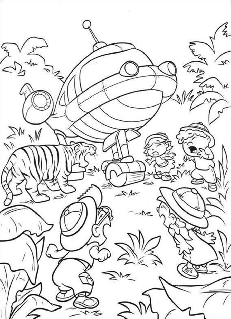 Small Coloring Pages
 Free Printable Little Einsteins Coloring Pages Get ready