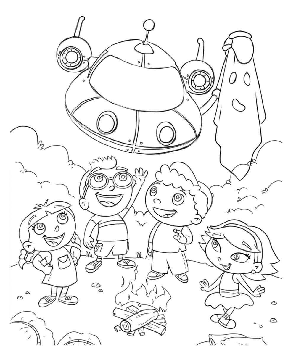 Small Coloring Pages
 Free Printable Little Einsteins Coloring Pages Get ready