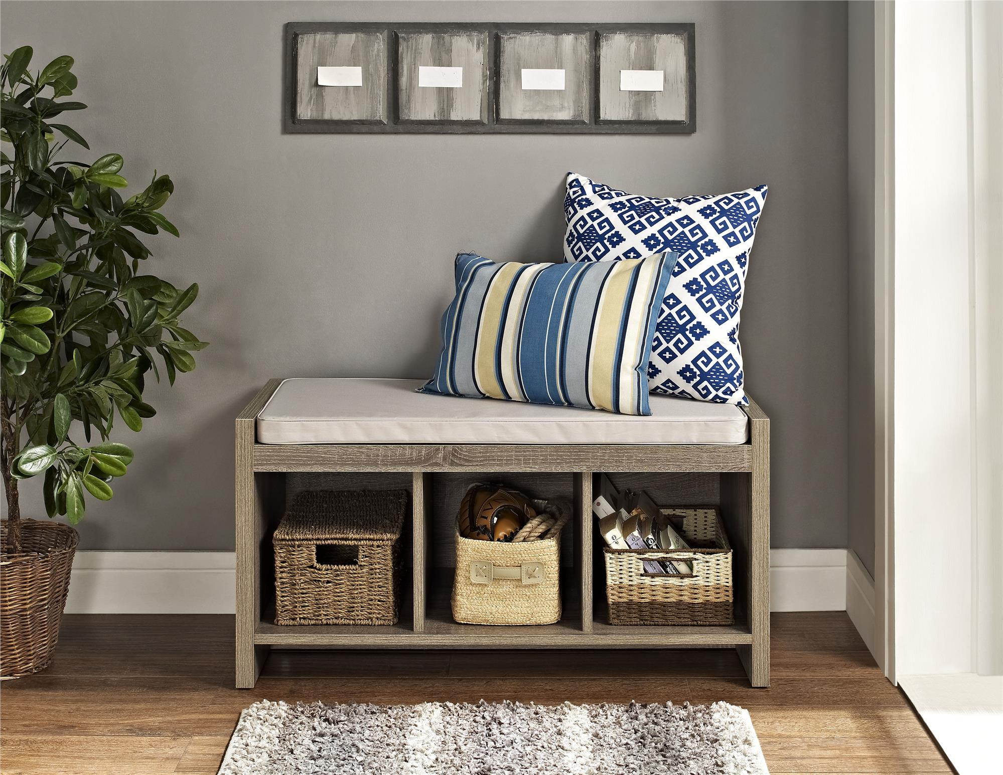 Best ideas about Small Entryway Bench
. Save or Pin Small Entryway Storage Top Hemnes Shoe Cabinet In Small Now.