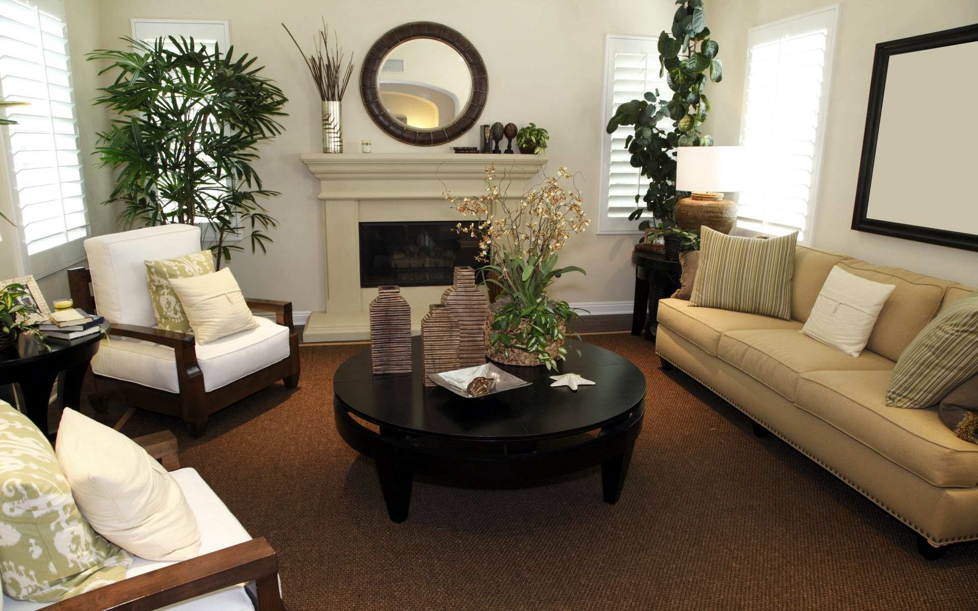 Best ideas about Small Family Room Ideas
. Save or Pin Simple Way to Decorate Small Living Room with Brown Color Now.