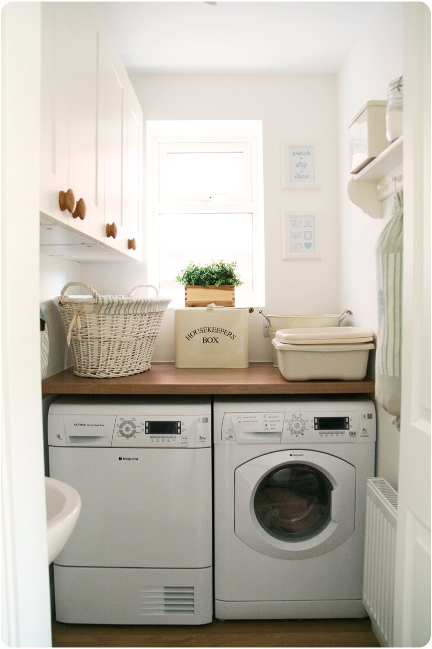 Best ideas about Small Laundry Room
. Save or Pin Countrykitty My teeny tiny laundry room Now.