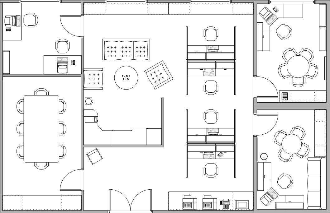 Best ideas about Small Office Floor Plan
. Save or Pin fice Plan Iluminaci Acabados Pinterest fices House Now.