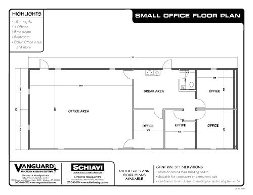 Best ideas about Small Office Floor Plan
. Save or Pin Vanguard Modular Building Systems Now.