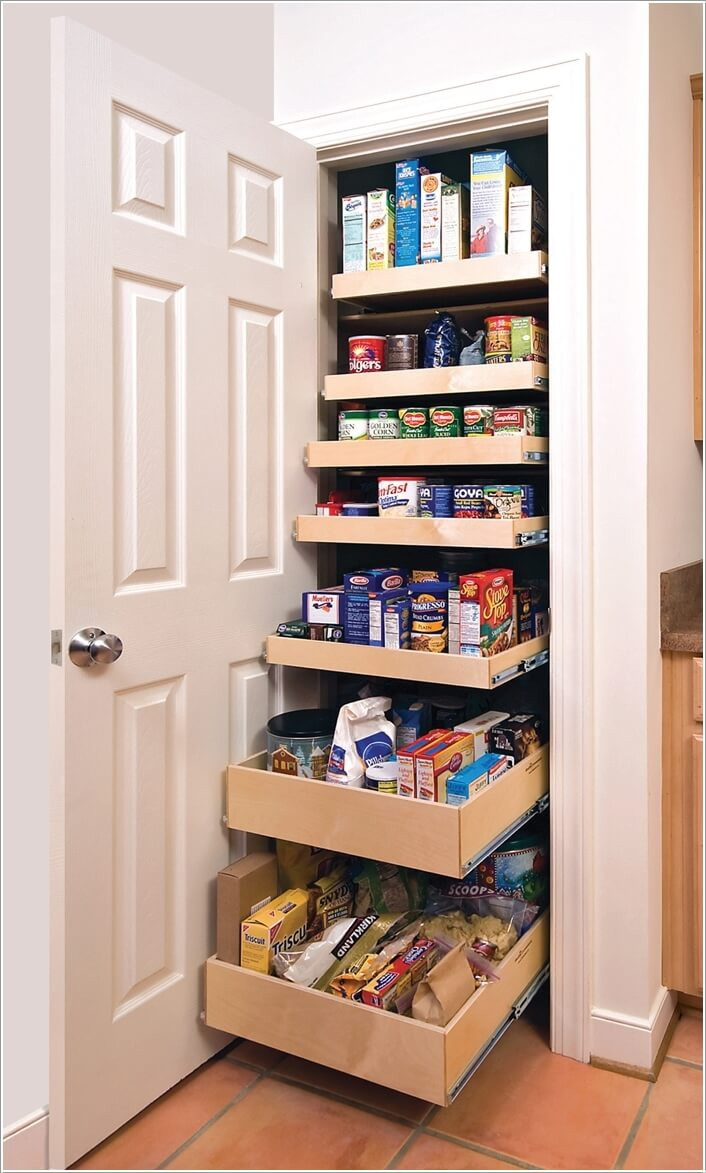 Best ideas about Small Pantry Ideas
. Save or Pin 10 Clever Ideas to Store More in a Small Space Pantry Now.