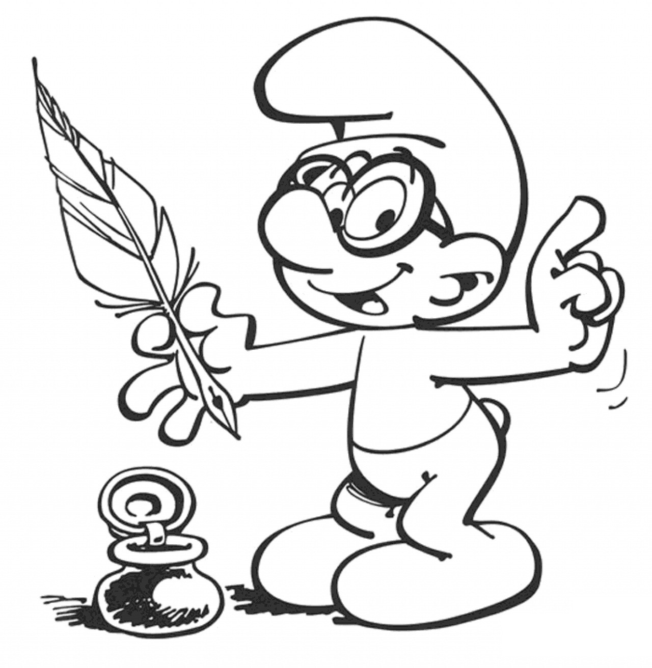 20 Best Smurf Coloring Pages.