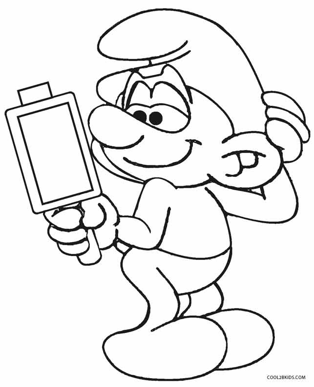 Smurf Coloring Pages
 Printable Smurf Coloring Pages For Kids