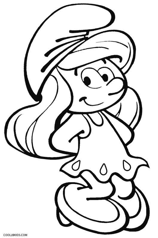 Smurf Coloring Pages
 Printable Smurf Coloring Pages For Kids