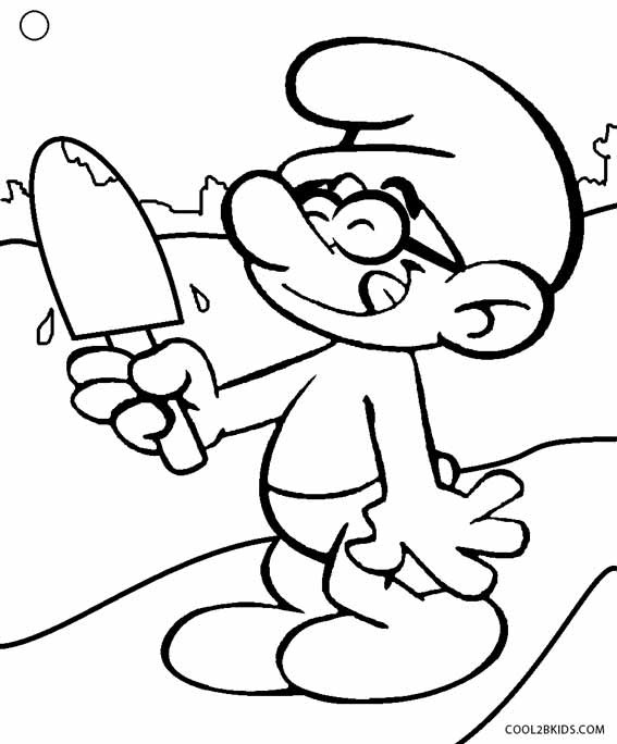 Smurf Coloring Pages
 Printable Smurf Coloring Pages For Kids