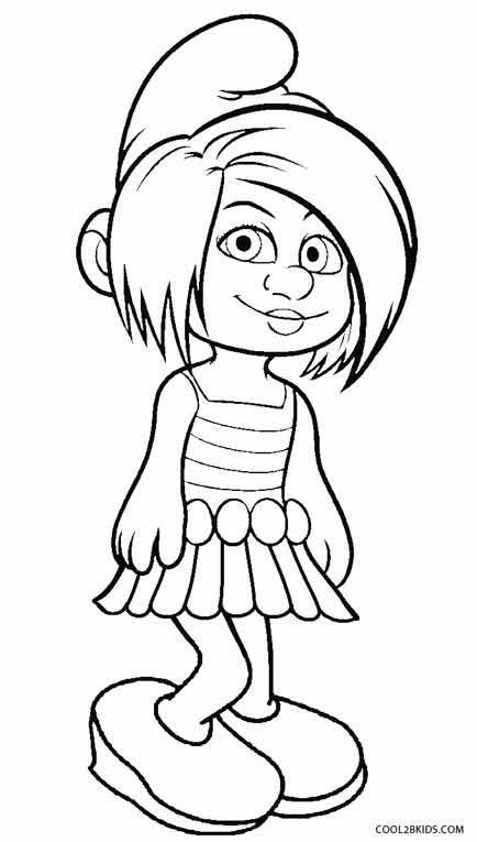 Smurf Coloring Pages
 Printable Smurf Coloring Pages For Kids