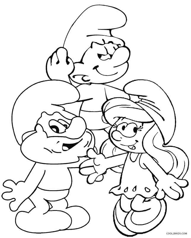 Smurf Coloring Pages
 Printable Smurf Coloring Pages For Kids