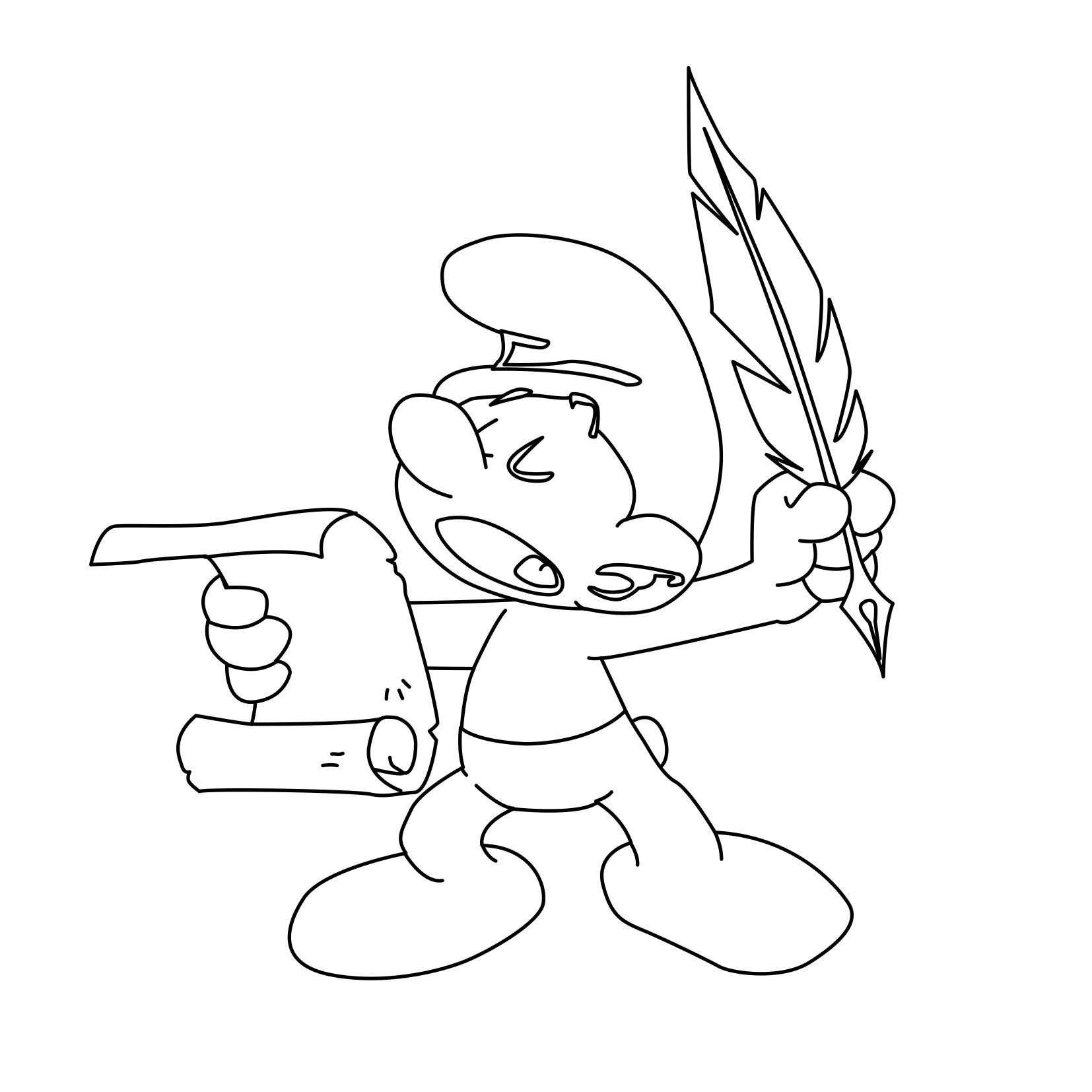 Smurf Coloring Pages
 Free Printable Smurf Coloring Pages For Kids