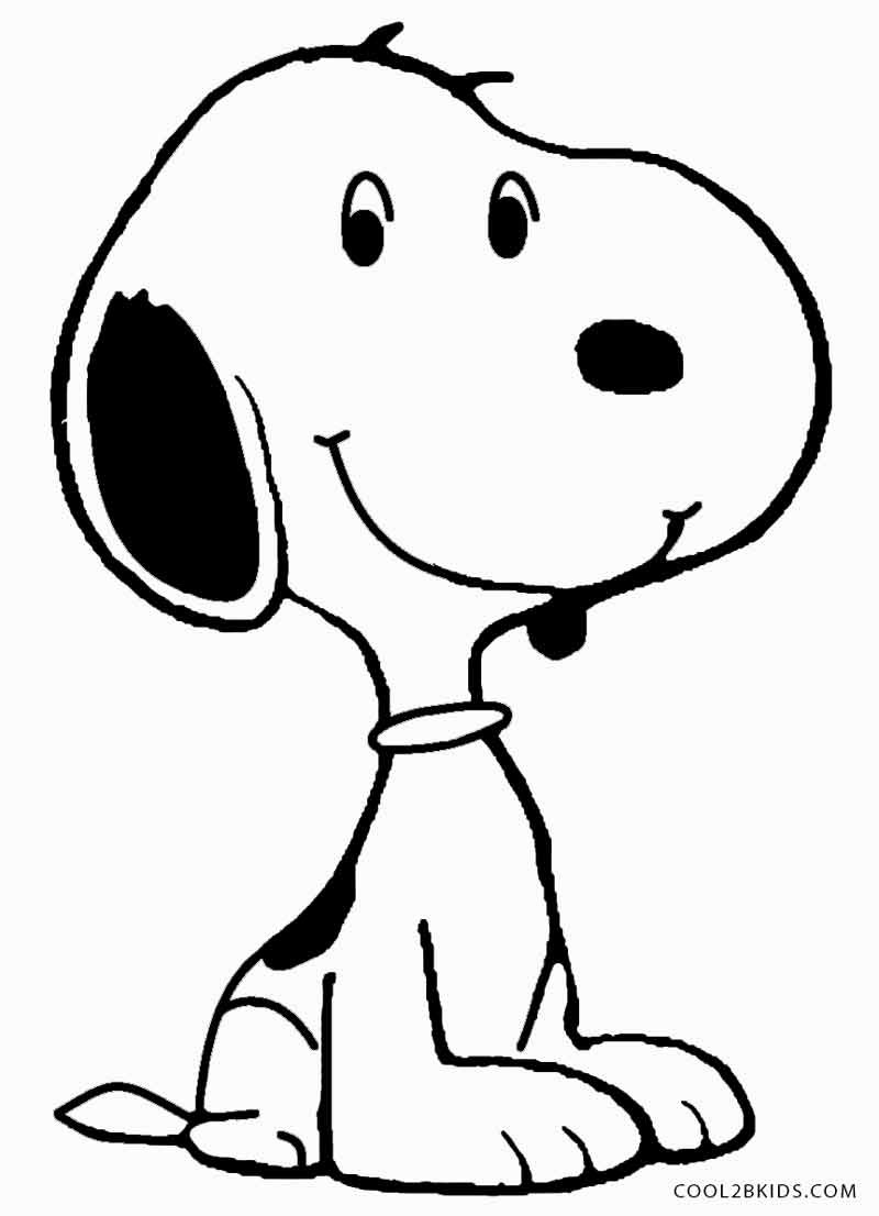 Snoppy Coloring Pages
 Printable Snoopy Coloring Pages For Kids