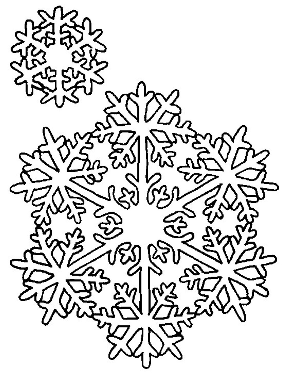 Snow Coloring Pages
 Free Printable Snowflake Coloring Pages For Kids