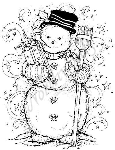 Snowman Coloring Pages For Adults
 297 best Christmas digi s images on Pinterest