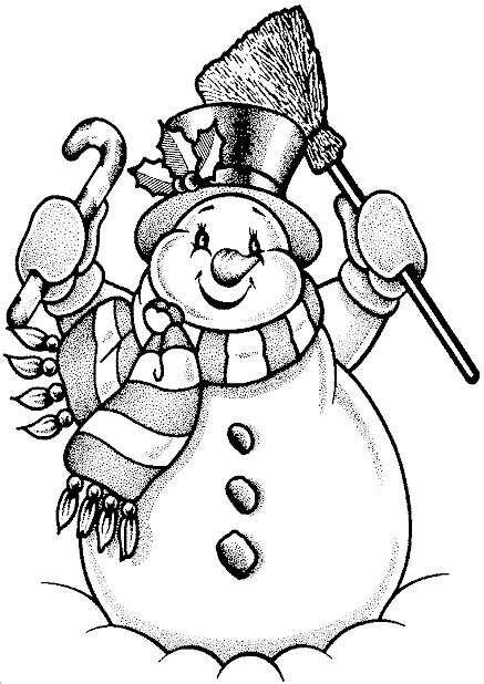 Snowman Coloring Pages For Adults
 Snowman Coloring Pages Christmas