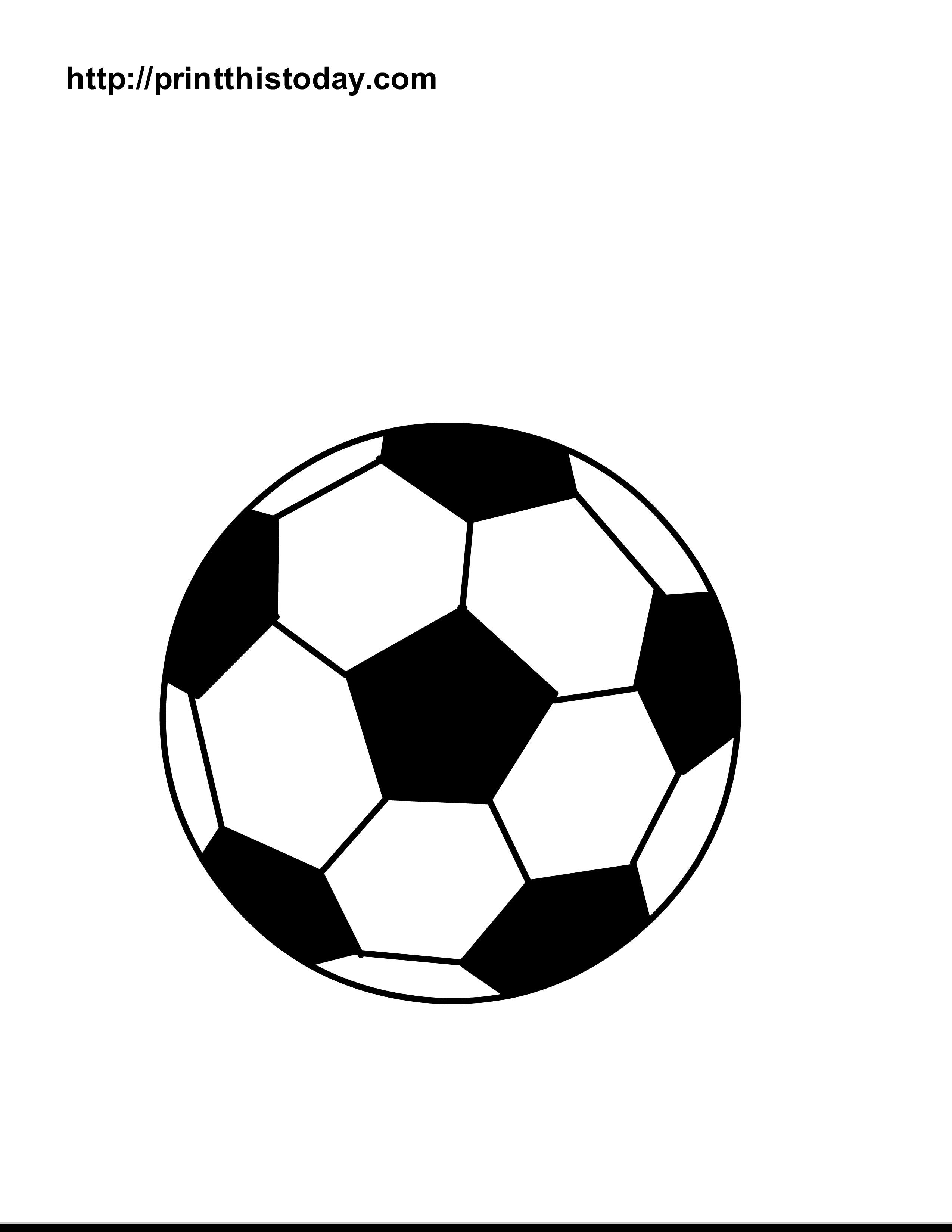 Soccer Ball Coloring Pages
 Free Printable Sports Balls Coloring Pages