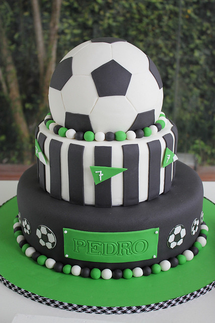 Soccer Birthday Cake
 Soccer Birthday Cake