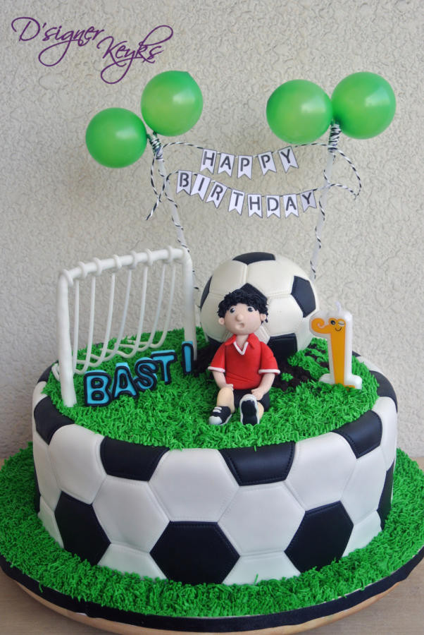 Soccer Birthday Cake
 Soccer Theme Cake cake by Phey CakesDecor