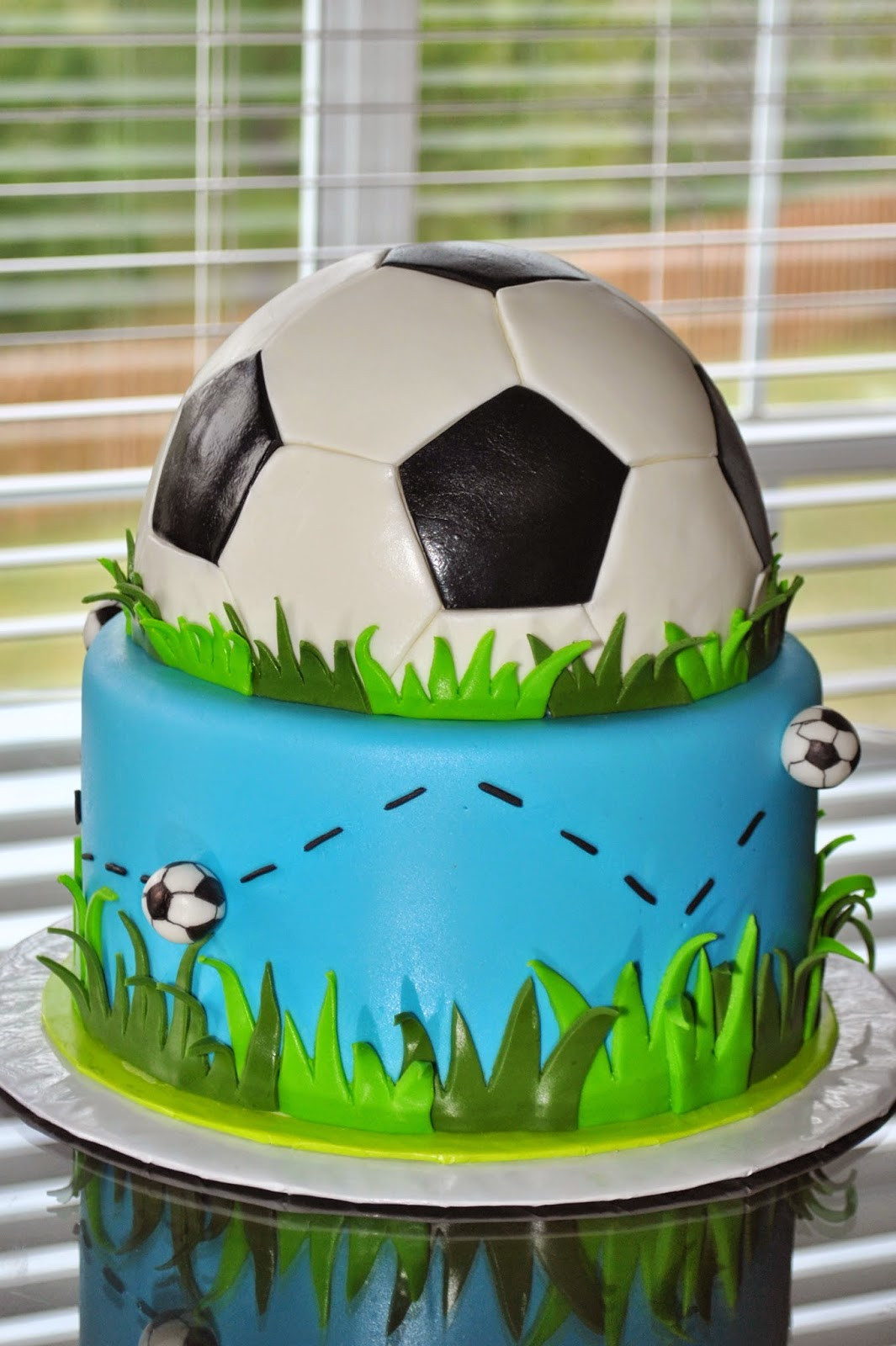 Soccer Birthday Cake
 Hope s Sweet Cakes Sports Cakes