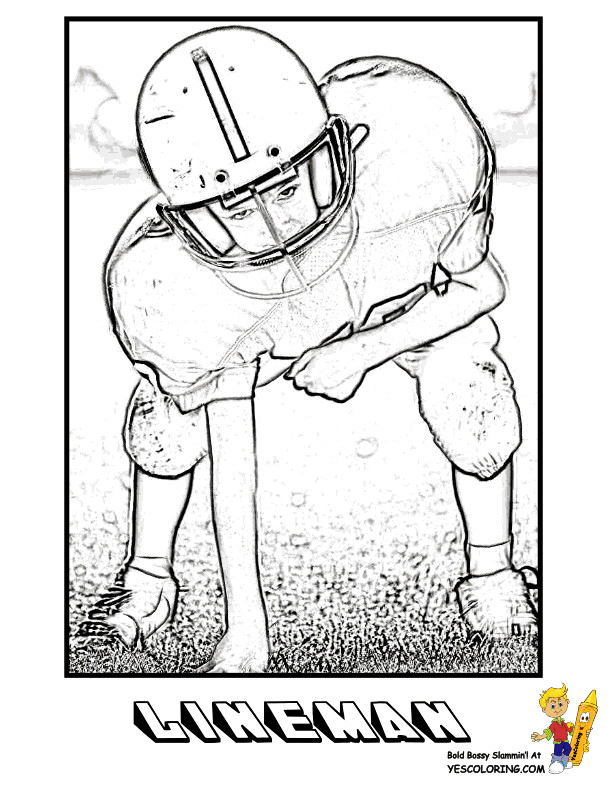 Soccer Coloring Pages For Boys
 Classic Football Coloring Free Quarterback